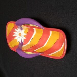 Clay Art Flip Flop Ceramic Snack Dish